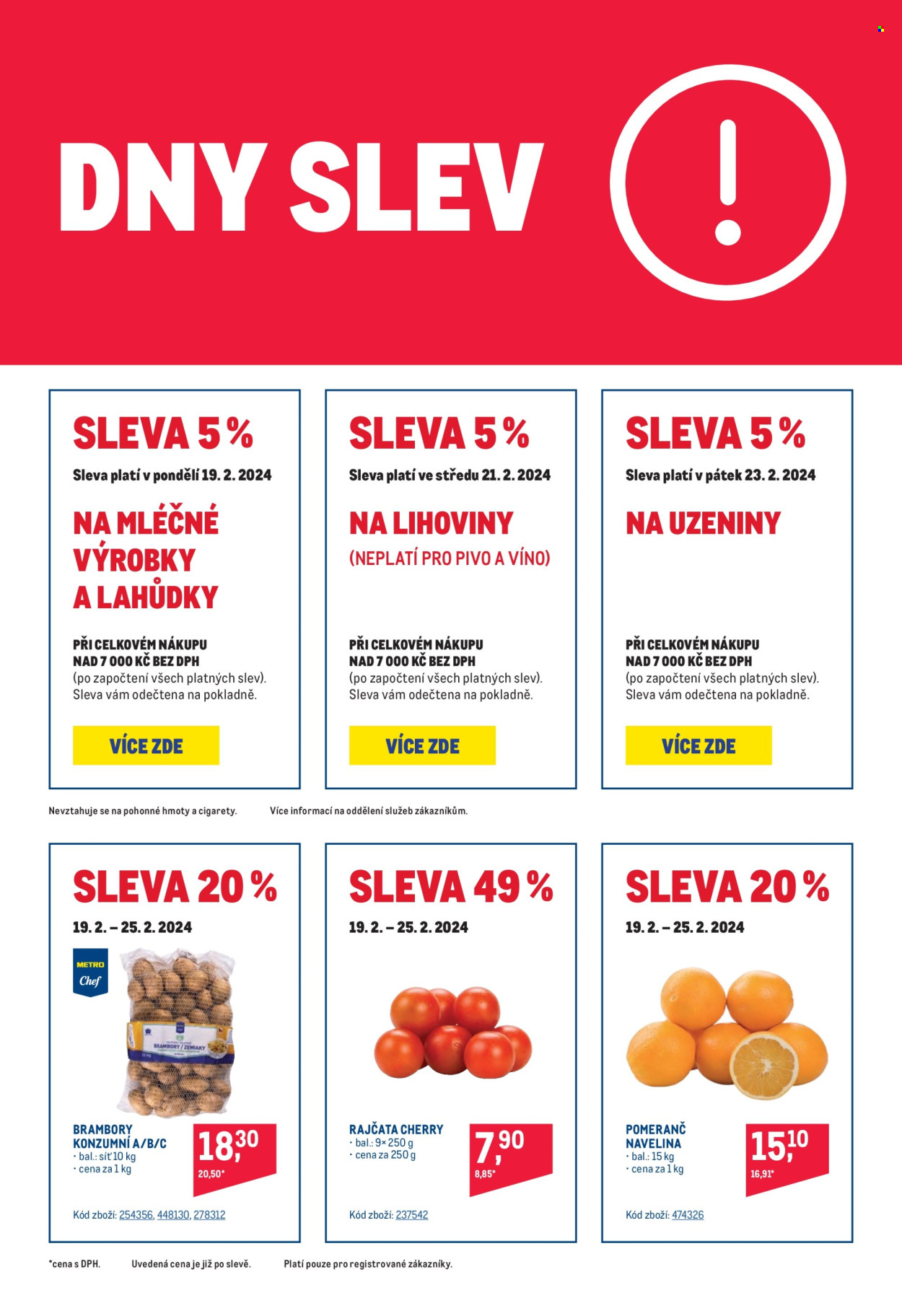 Leták MAKRO - 19.2.2024 - 25.2.2024. Strana 1
