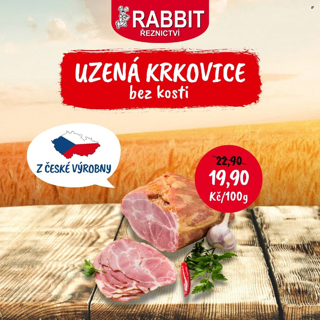 Leták RABBIT řeznictví - 19.2.2024 - 25.2.2024. Strana 4