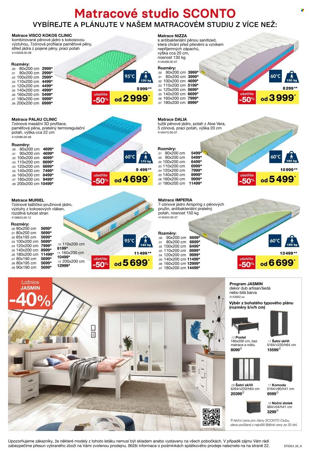 Leták SCONTO NÁBYTEK - 21.2.2024 - 19.3.2024. Strana 2
