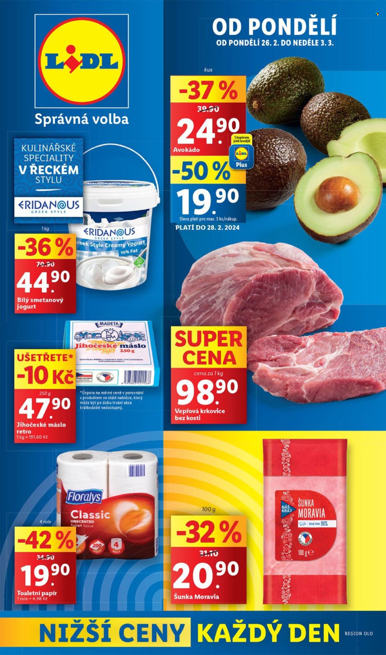 Leták Lidl - 26.2.2024 - 3.3.2024. Strana 1