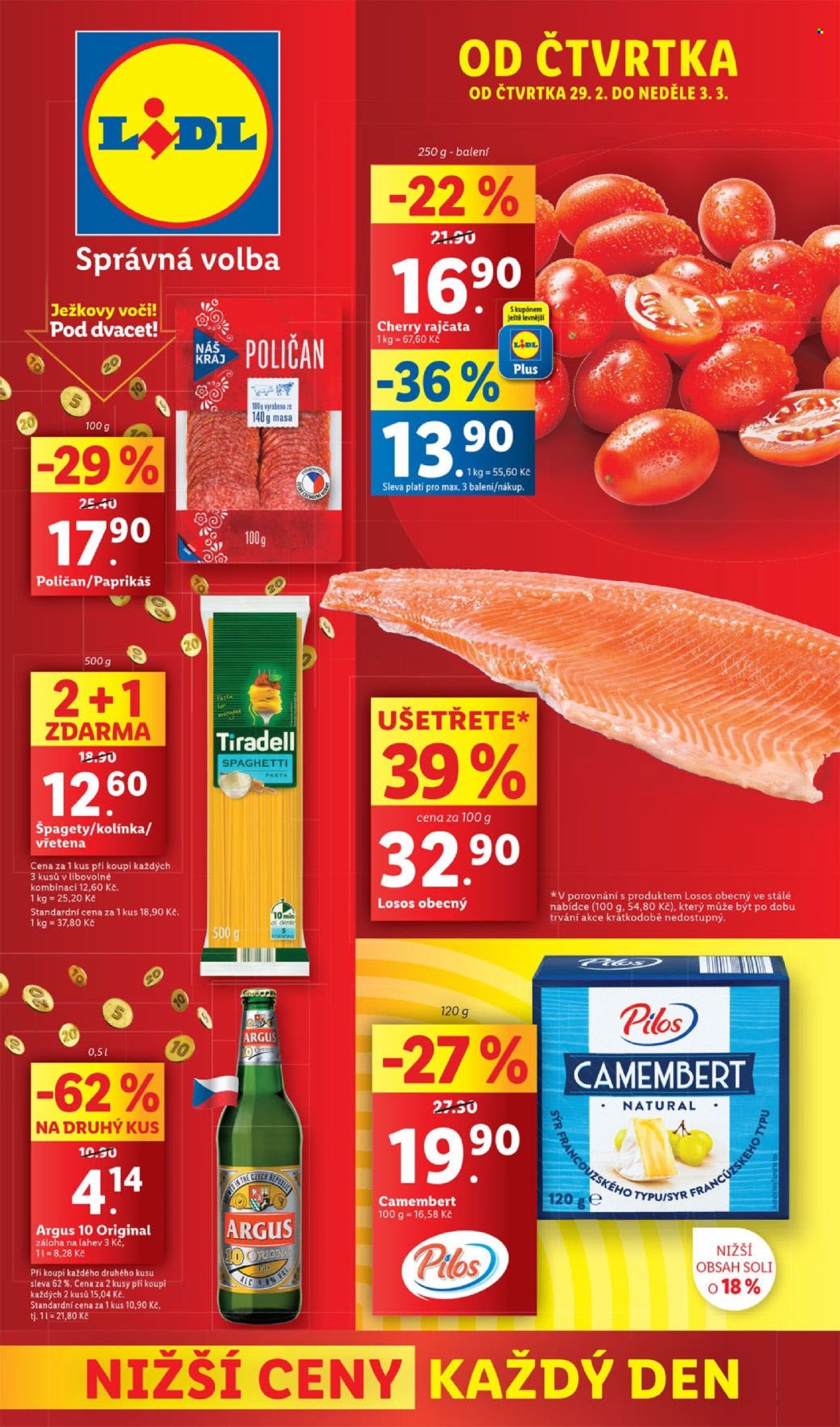 Leták Lidl - 29.2.2024 - 3.3.2024. Strana 1