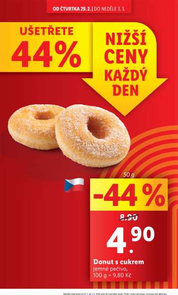 thumbnail - Donut s cukrem jemné pečivo 100 g = 9,80 Kč