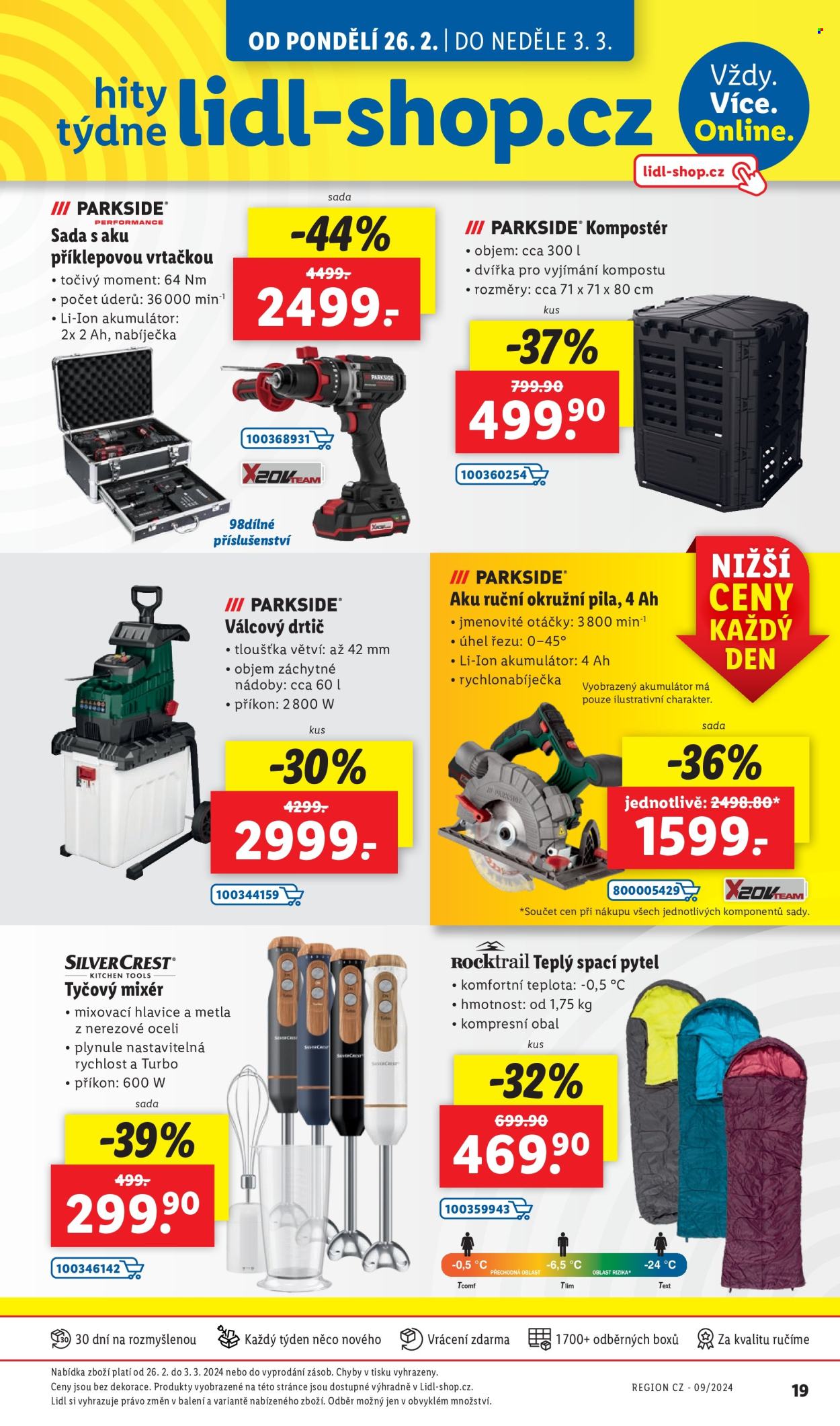 Leták Lidl - 26.2.2024 - 3.3.2024. Strana 1
