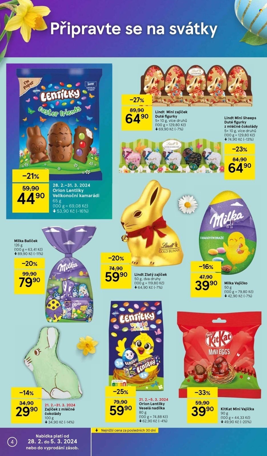 Leták TESCO supermarket - 28.2.2024 - 5.3.2024. Strana 4