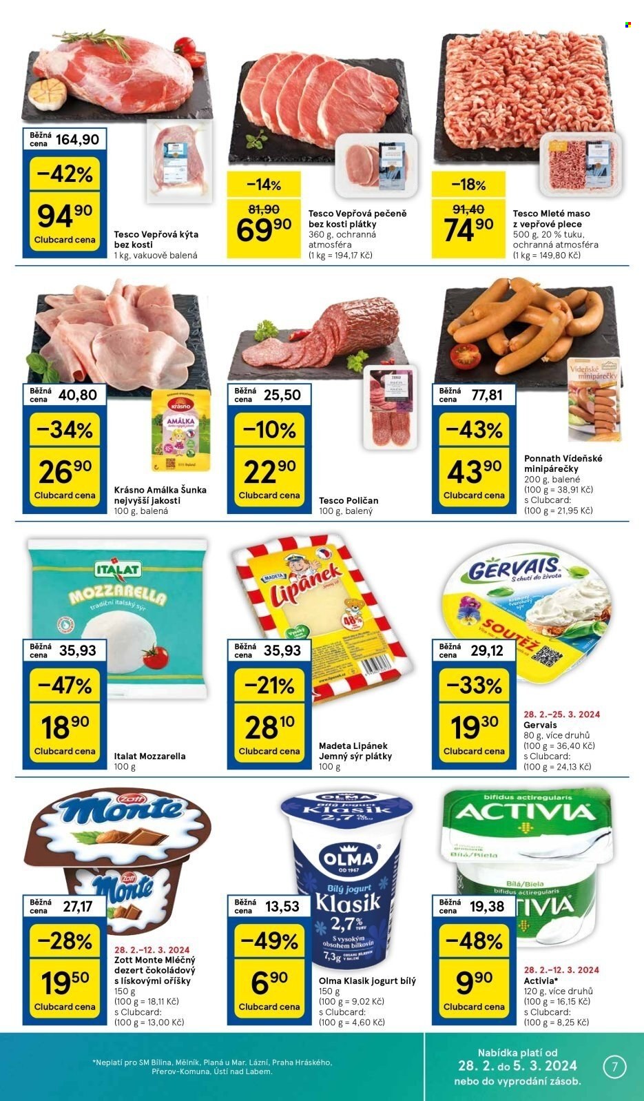 Leták TESCO supermarket - 28.2.2024 - 5.3.2024. Strana 7