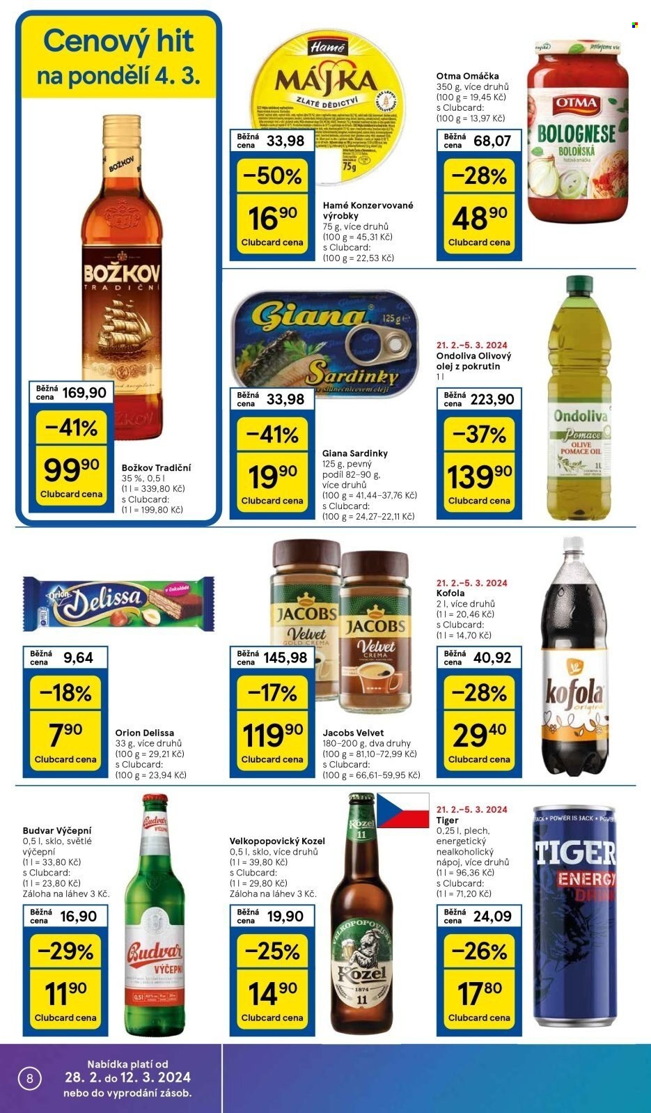 Leták TESCO supermarket - 28.2.2024 - 5.3.2024. Strana 8