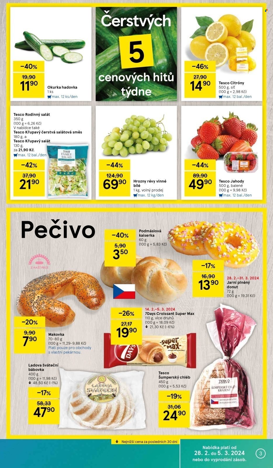 Leták TESCO - 28.2.2024 - 5.3.2024. Strana 3