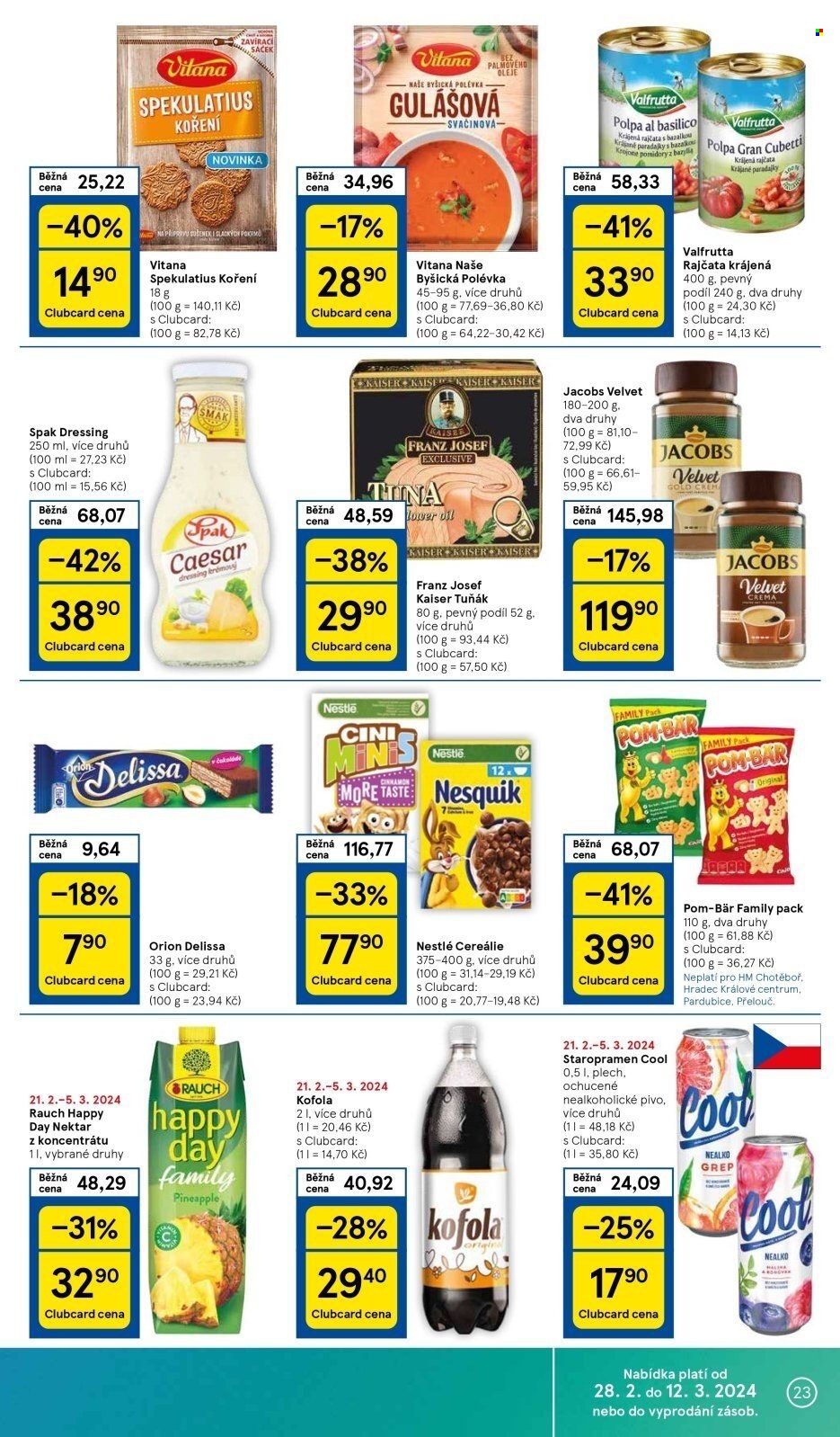Leták TESCO - 28.2.2024 - 5.3.2024. Strana 23