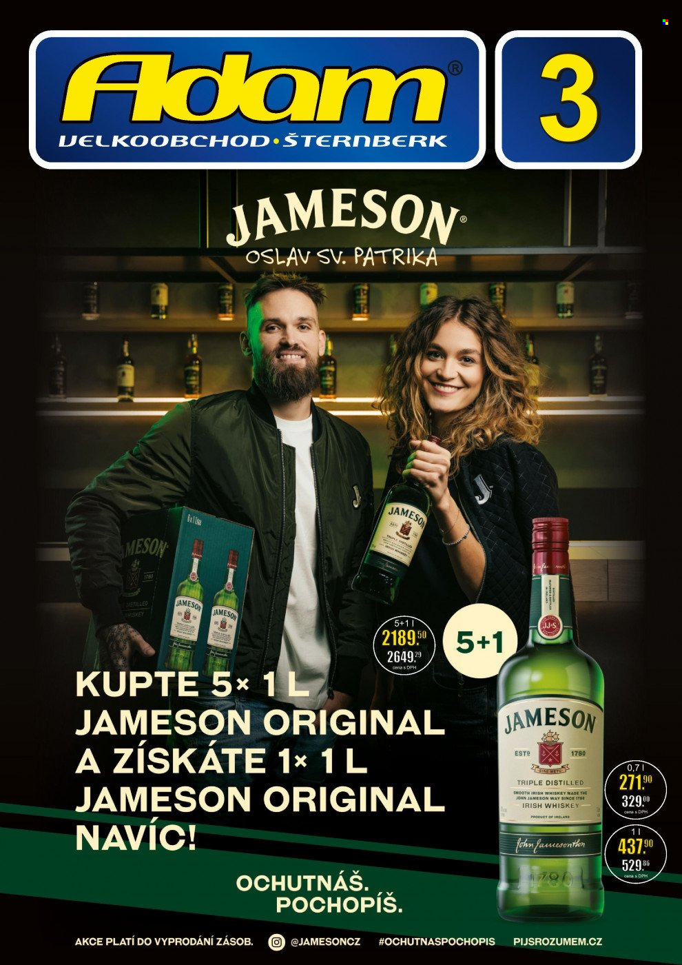 Leták Adam velkoobchod Šternberk - 1.3.2024 - 31.3.2024. Strana 1