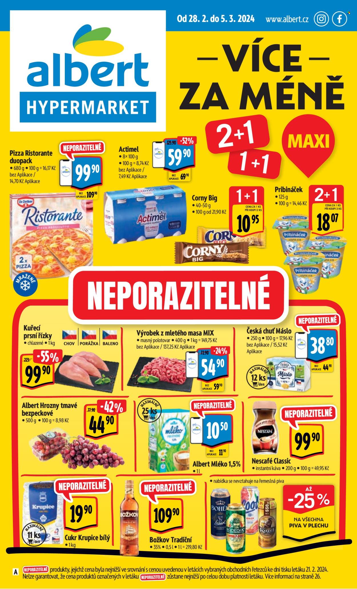 Leták Albert Hypermarket - 28.2.2024 - 5.3.2024. Strana 1