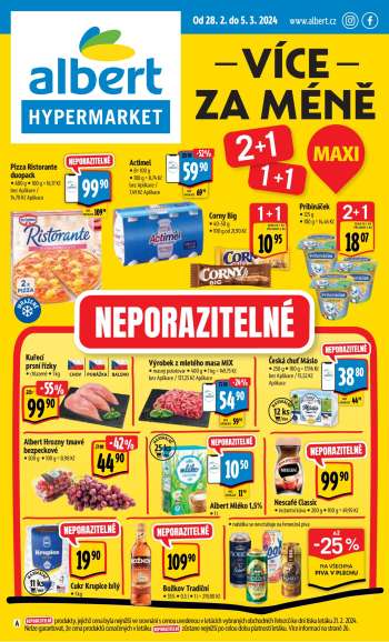 Leták Albert Hypermarket - 28.2.2024 - 5.3.2024.