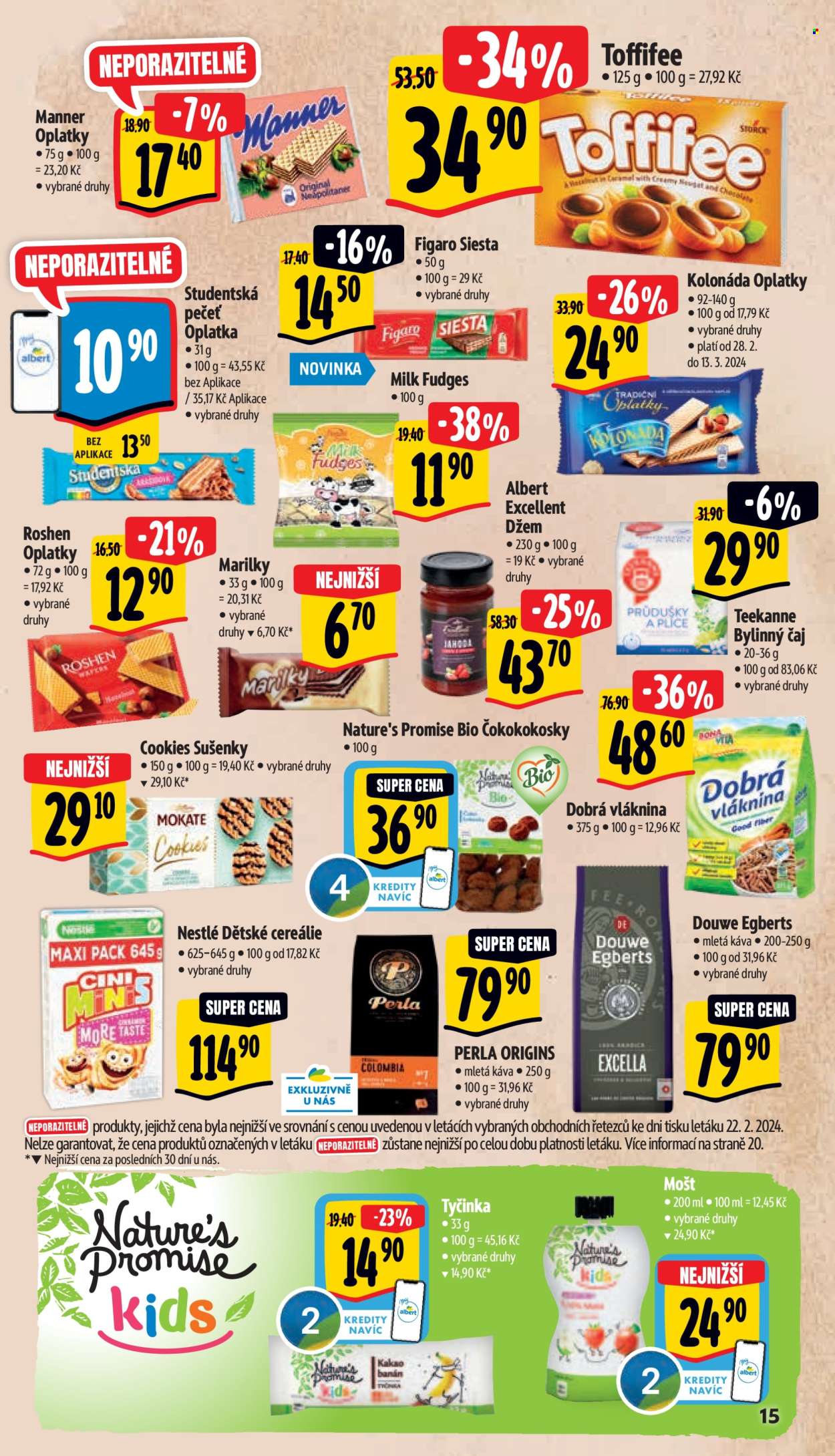 Leták Albert Supermarket - 28.2.2024 - 5.3.2024. Strana 15
