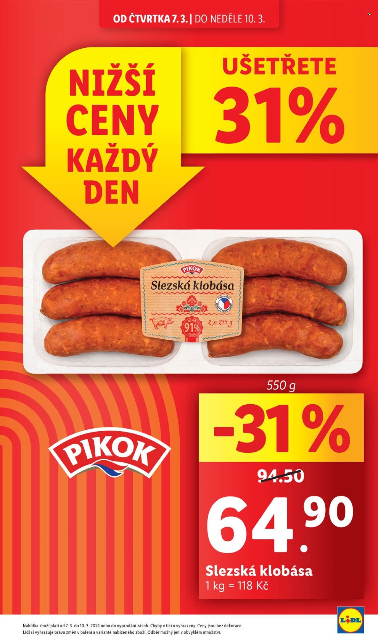 Leták Lidl - 7.3.2024 - 10.3.2024. Strana 3