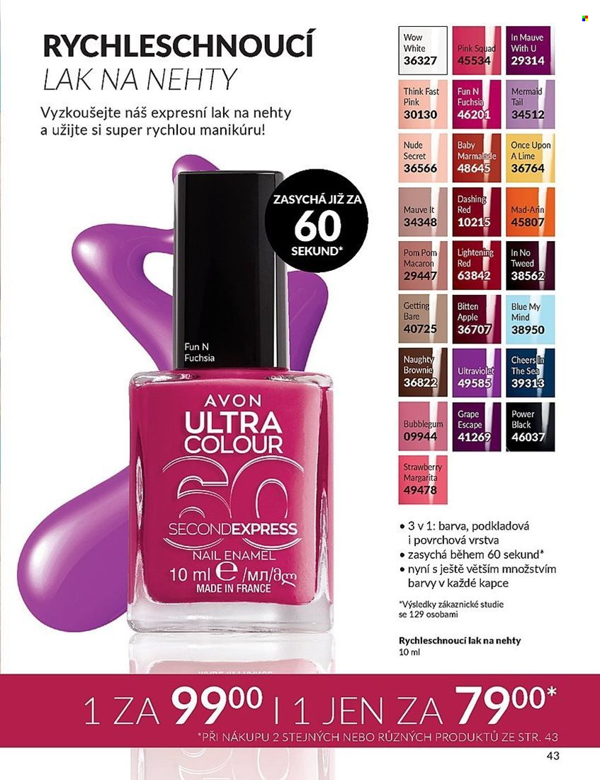 Leták AVON - 1.3.2024 - 31.3.2024. Strana 43