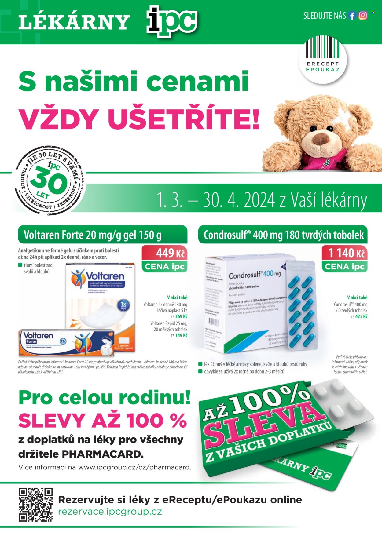 Leták Lékárny IPC - 1.3.2024 - 30.4.2024. Strana 1