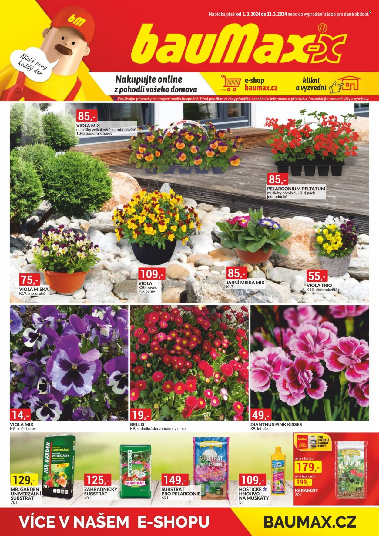 Leták Baumax - 1.3.2024 - 31.3.2024. Strana 1