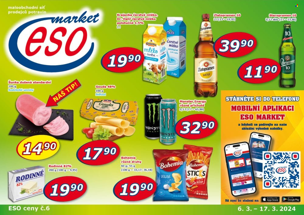 Leták ESO MARKET - 6.3.2024 - 17.3.2024. Strana 1