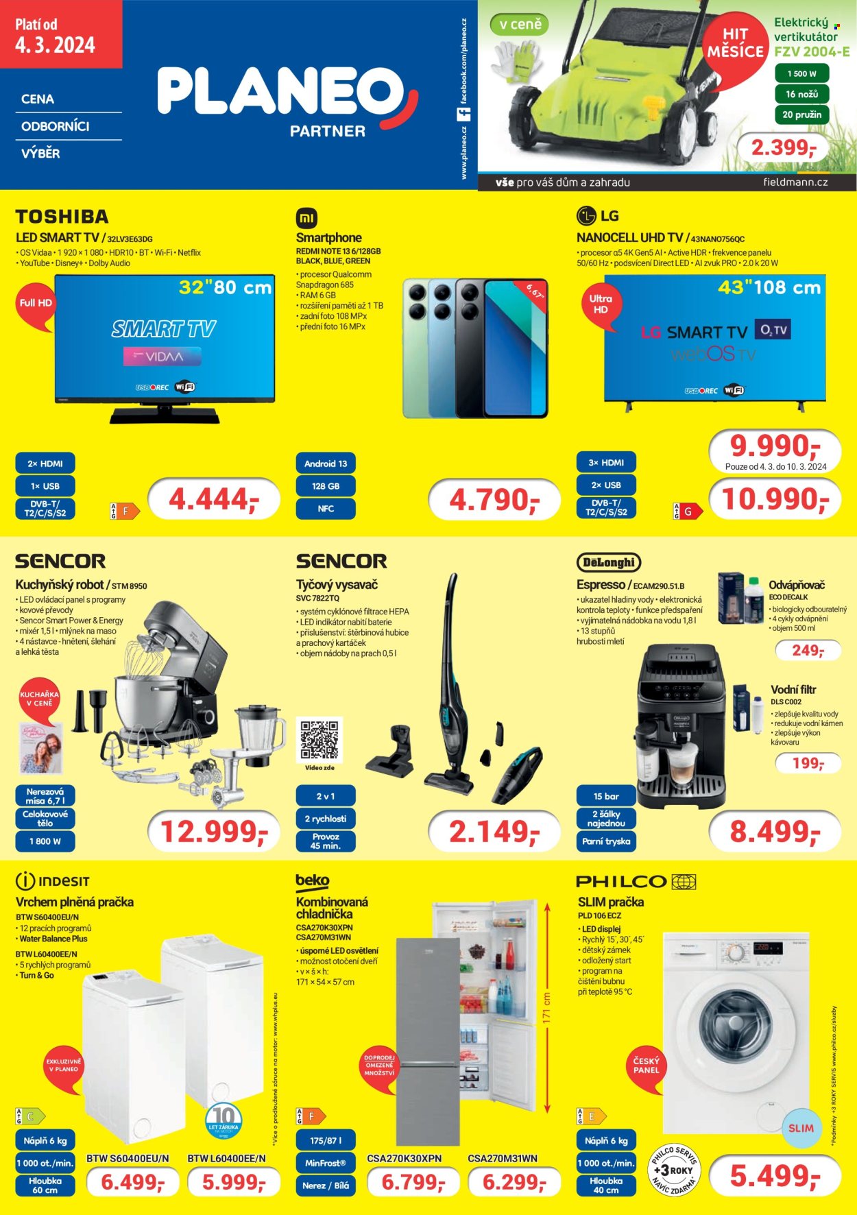 Leták PLANEO Elektro - 4.3.2024 - 10.3.2024. Strana 1