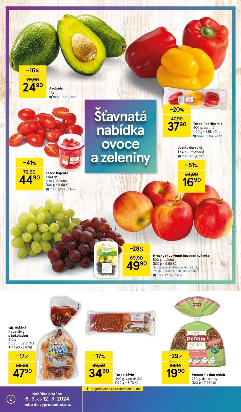 Leták TESCO supermarket - 6.3.2024 - 12.3.2024. Strana 6