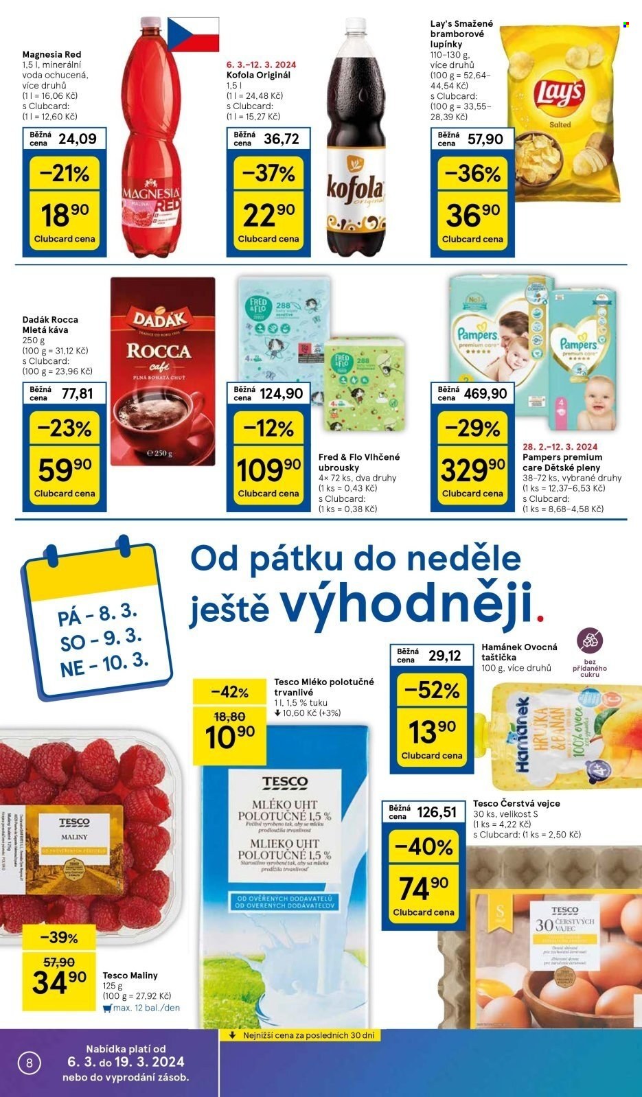 Leták TESCO supermarket - 6.3.2024 - 12.3.2024. Strana 8