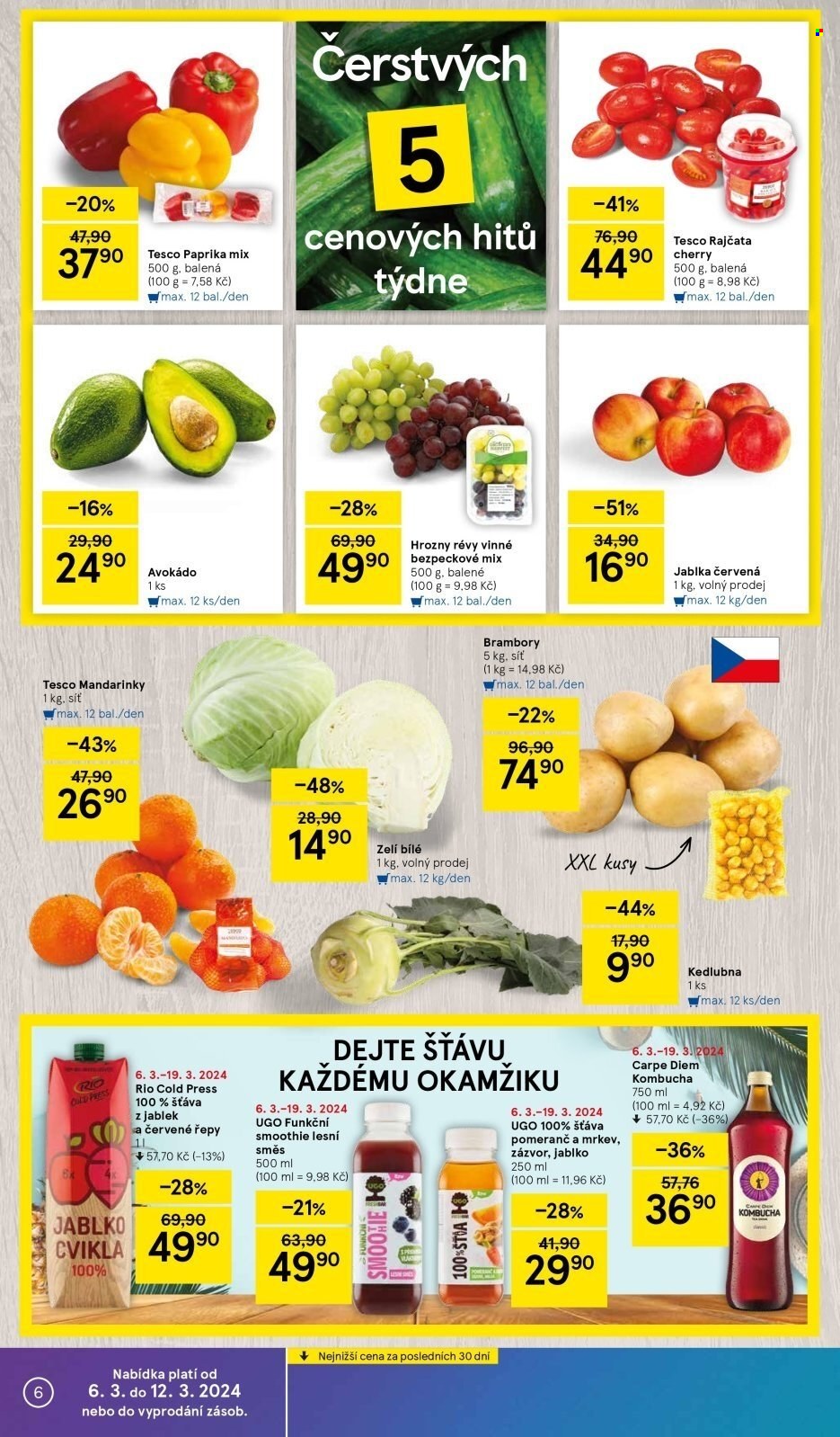 Leták TESCO - 6.3.2024 - 12.3.2024. Strana 6