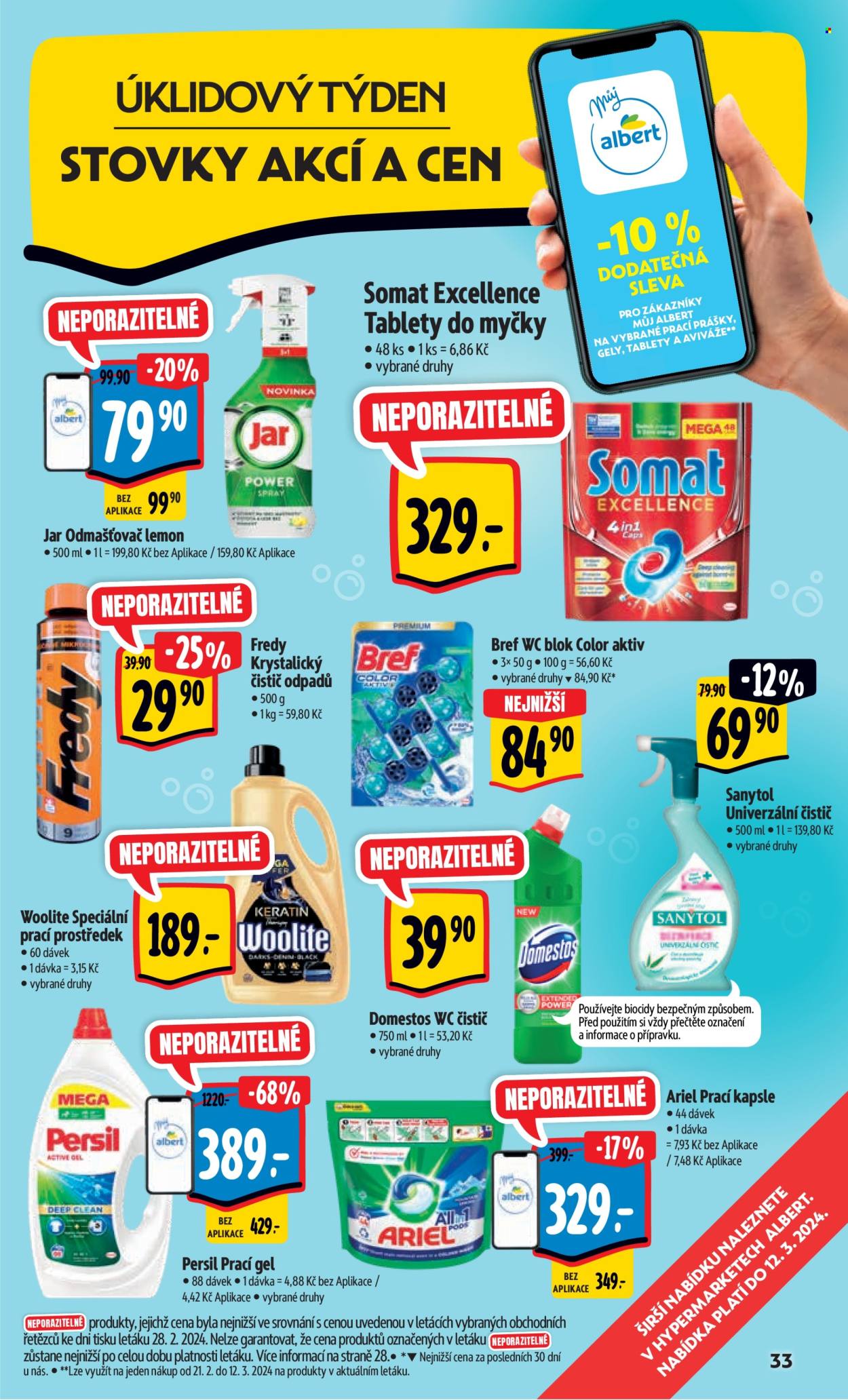 Leták Albert Hypermarket - 6.3.2024 - 12.3.2024. Strana 34