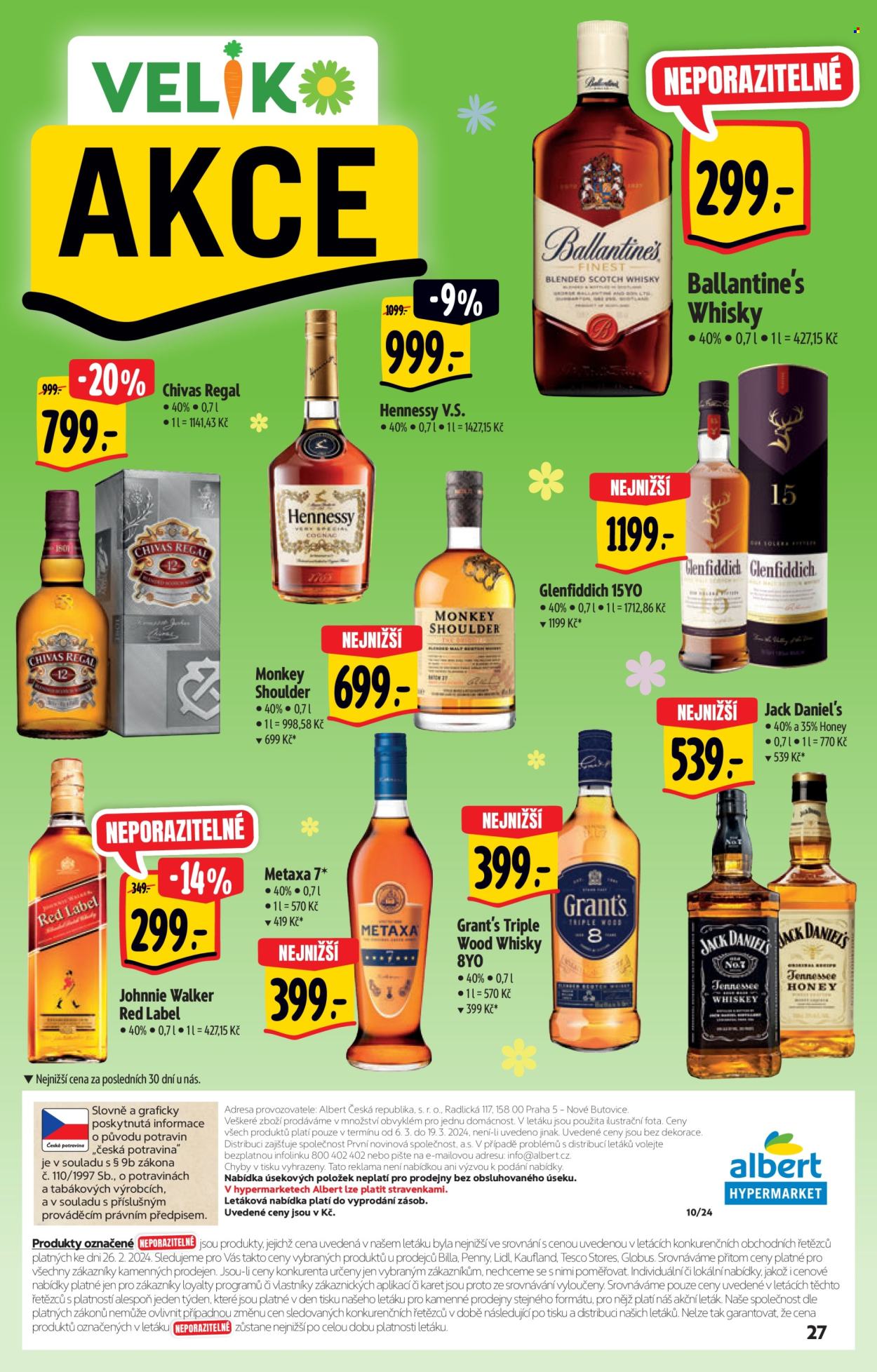 Leták Albert Hypermarket - 6.3.2024 - 19.3.2024. Strana 27