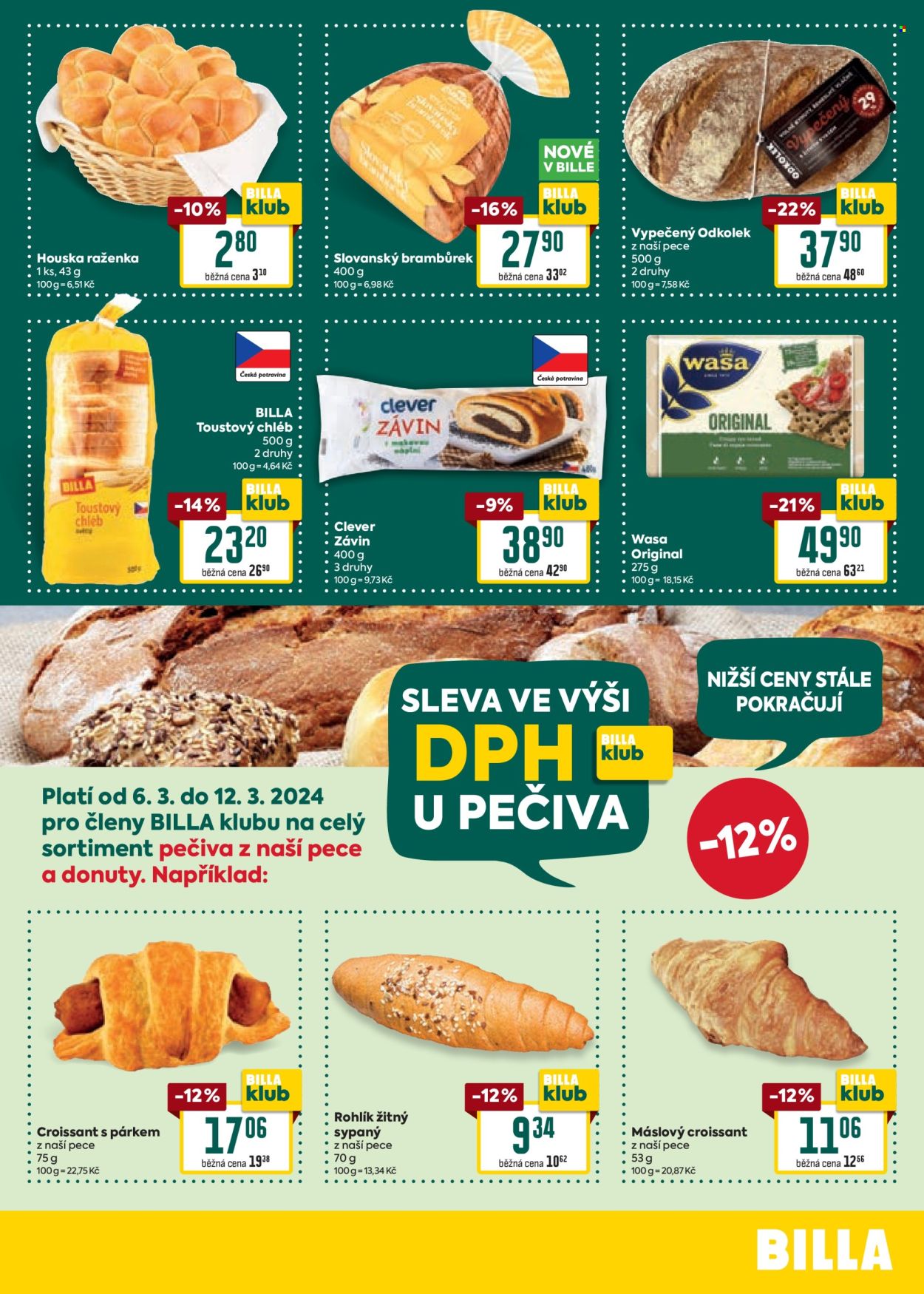 Leták BILLA - 6.3.2024 - 12.3.2024. Strana 3