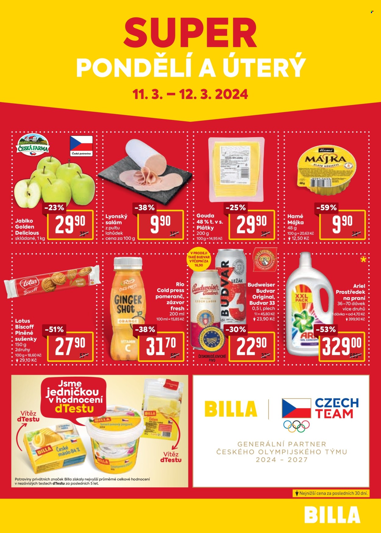Leták BILLA - 6.3.2024 - 12.3.2024. Strana 30