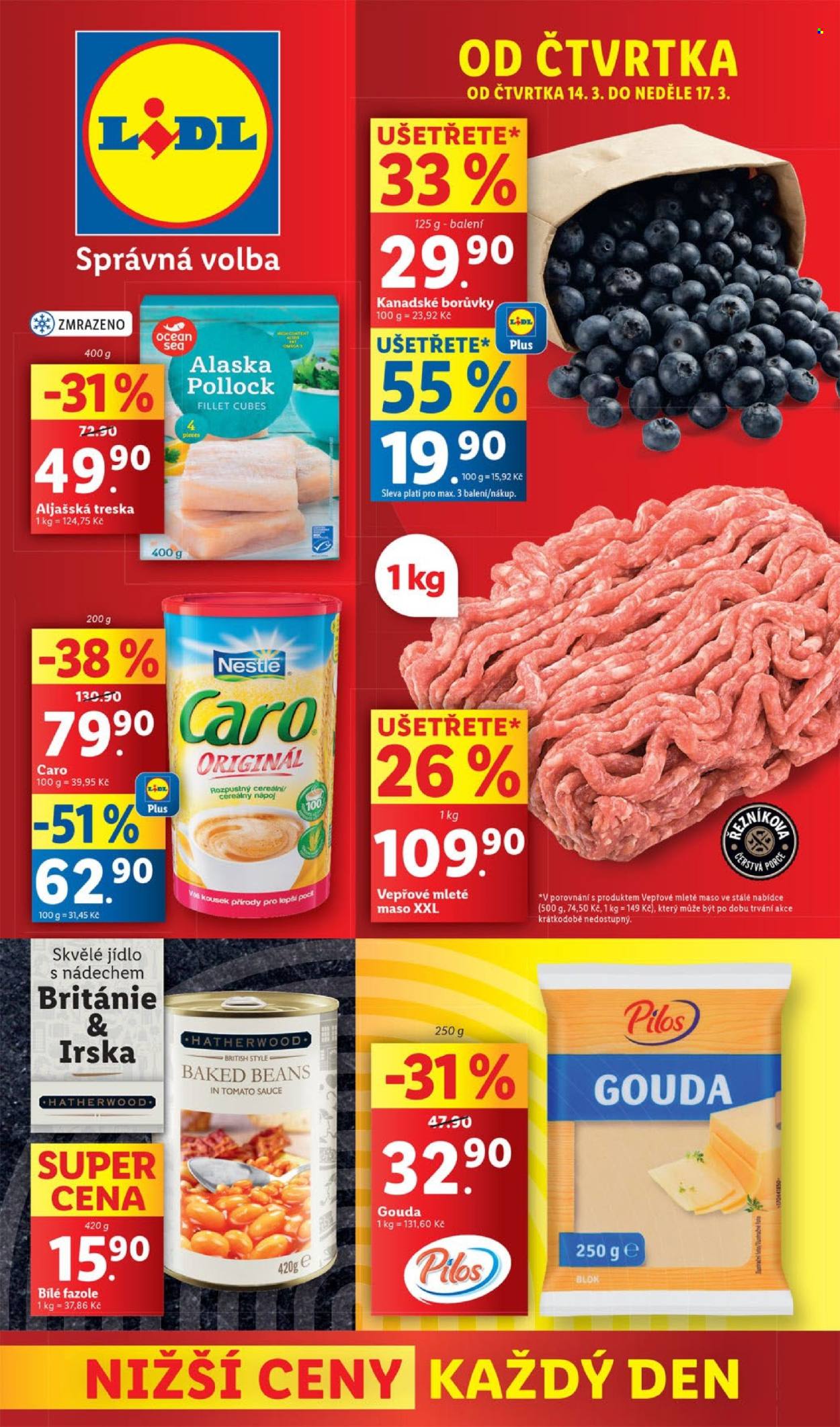 Leták Lidl - 14.3.2024 - 17.3.2024. Strana 1
