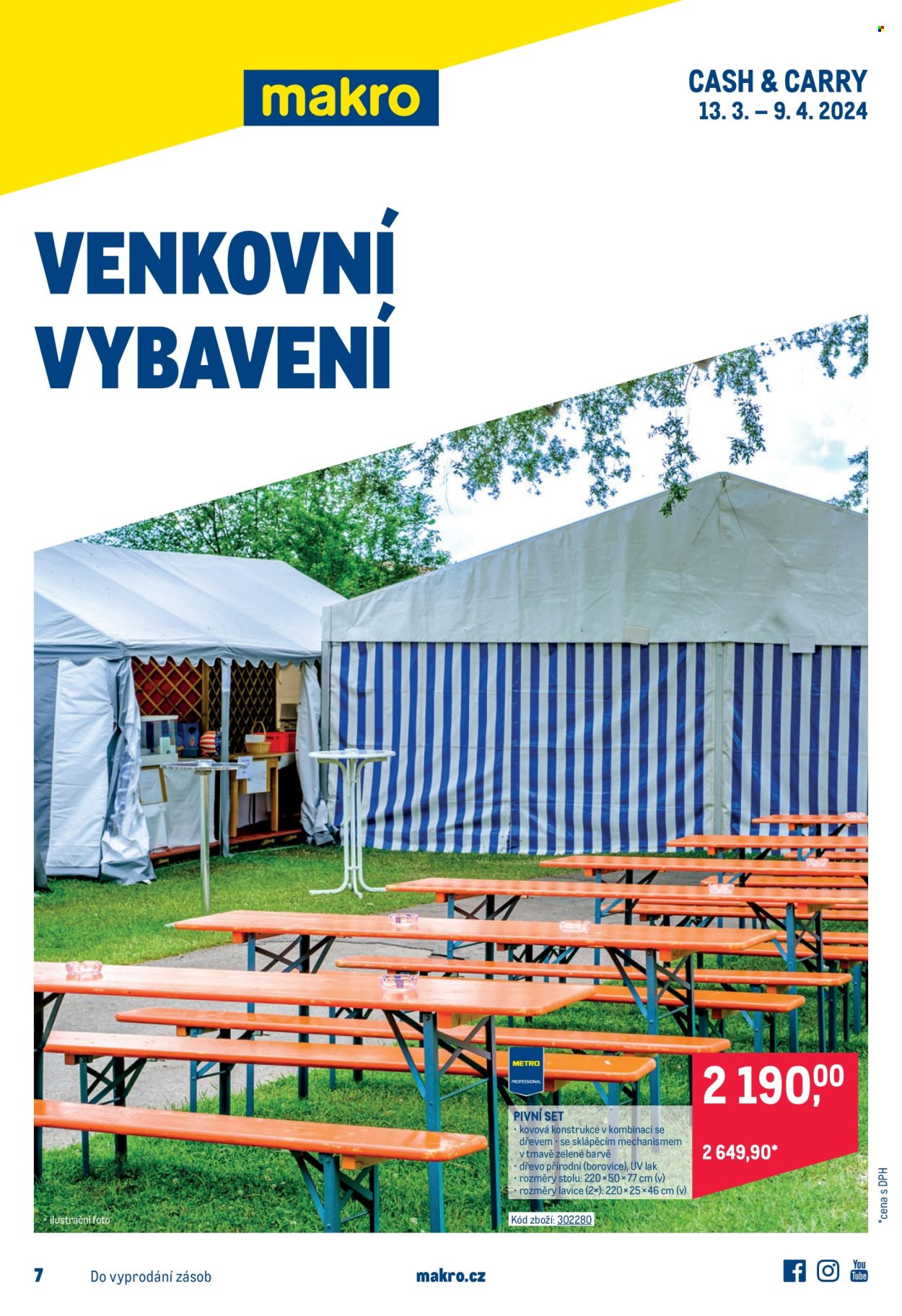 Leták MAKRO - 13.3.2024 - 9.4.2024. Strana 1