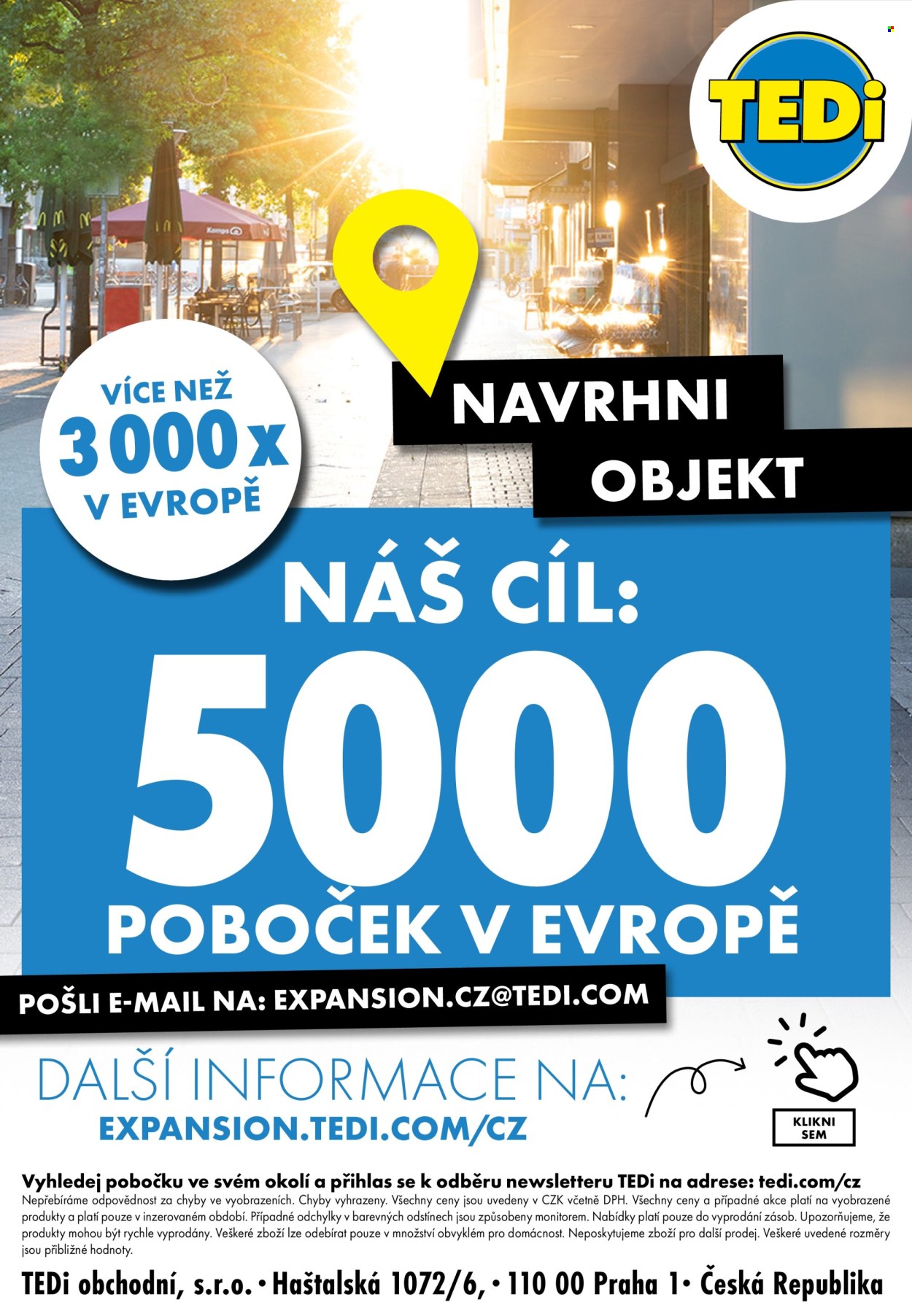 Leták TEDi. Strana 22