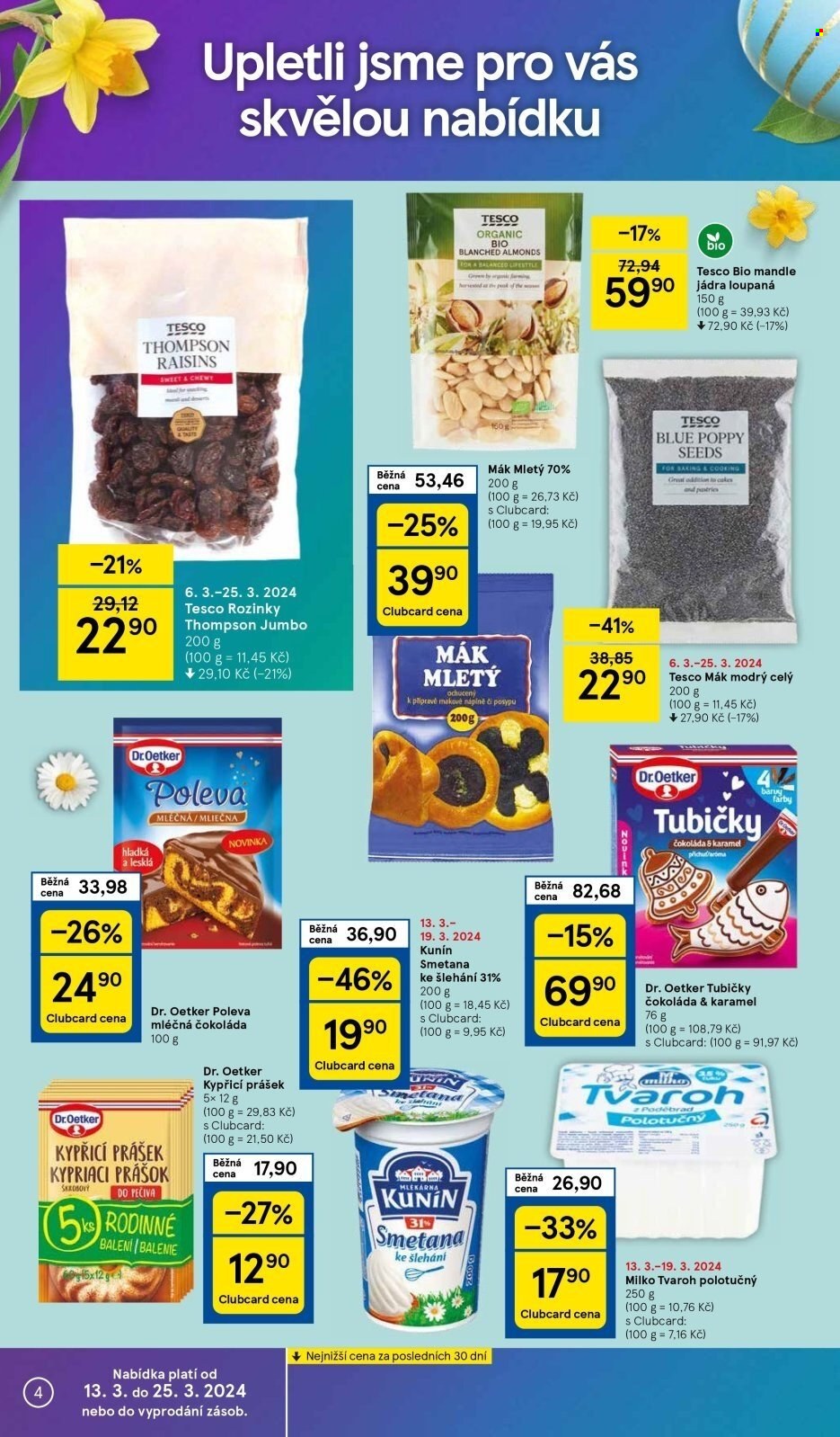 Leták TESCO - 13.3.2024 - 19.3.2024. Strana 4