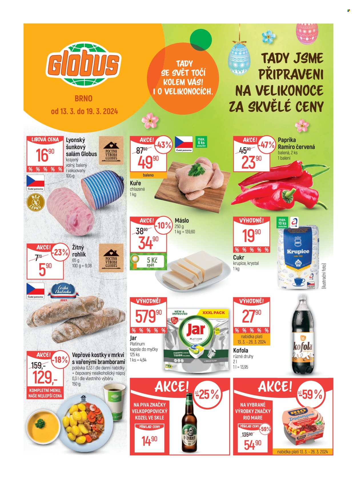 Leták Globus - 13.3.2024 - 19.3.2024. Strana 1