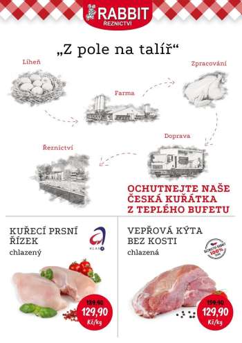 Leták RABBIT řeznictví - 12.3.2024 - 24.3.2024.