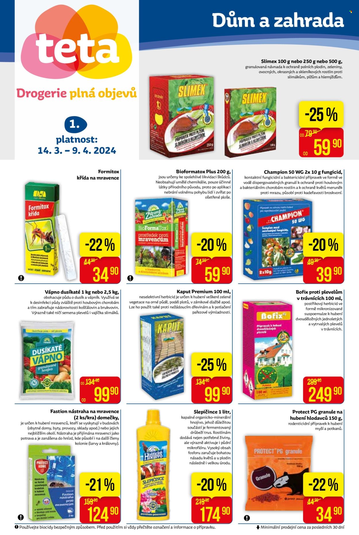 Leták Teta drogerie - 14.3.2024 - 9.4.2024. Strana 1