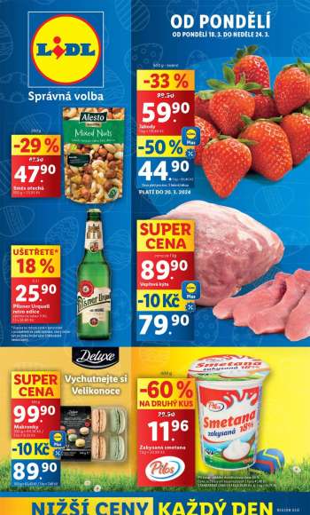 Leták Lidl - 18.3.2024 - 24.3.2024.