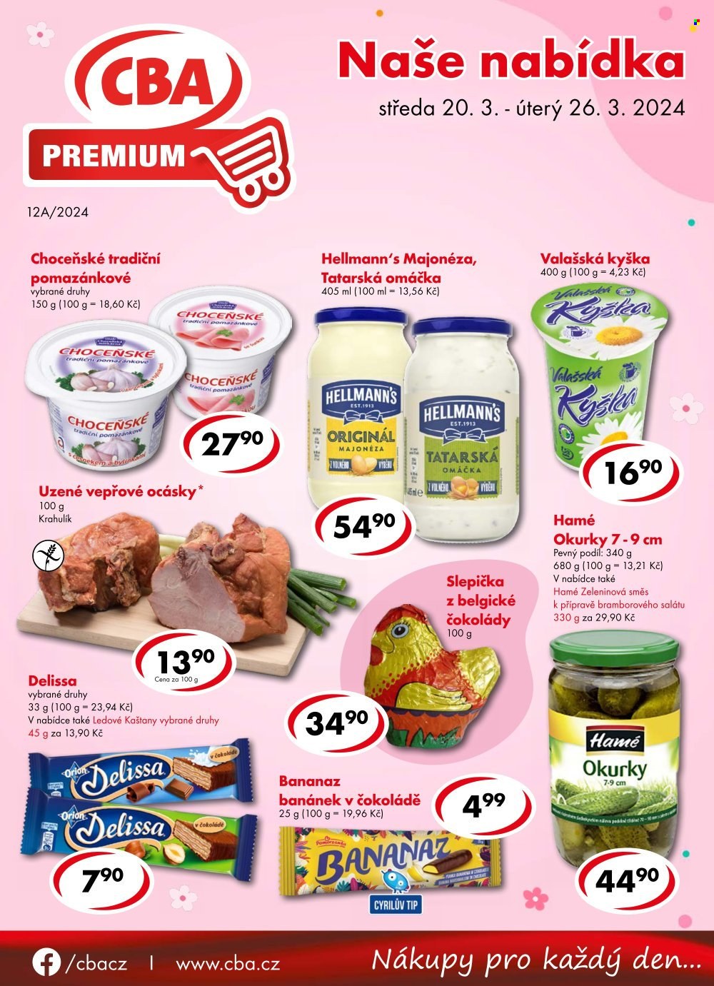 Leták CBA Premium - 20.3.2024 - 26.3.2024. Strana 1
