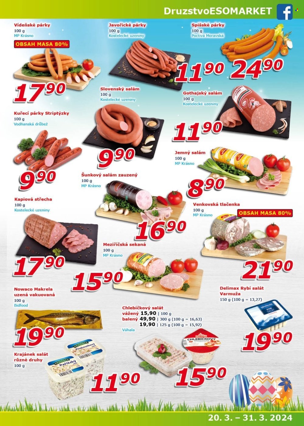Leták ESO MARKET - 20.3.2024 - 31.3.2024. Strana 3