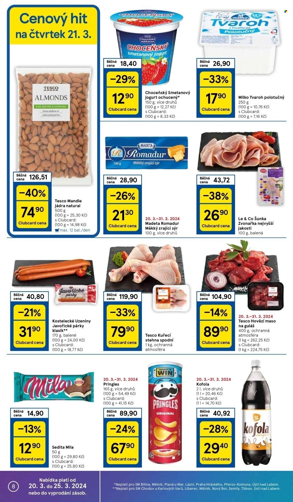 Leták TESCO supermarket - 20.3.2024 - 25.3.2024. Strana 8