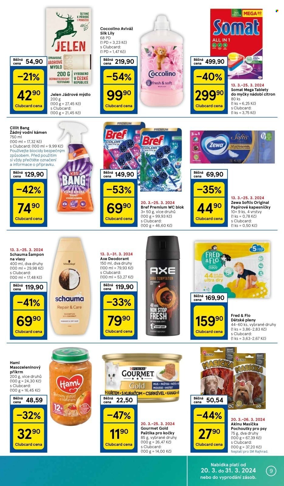 Leták TESCO supermarket - 20.3.2024 - 25.3.2024. Strana 9