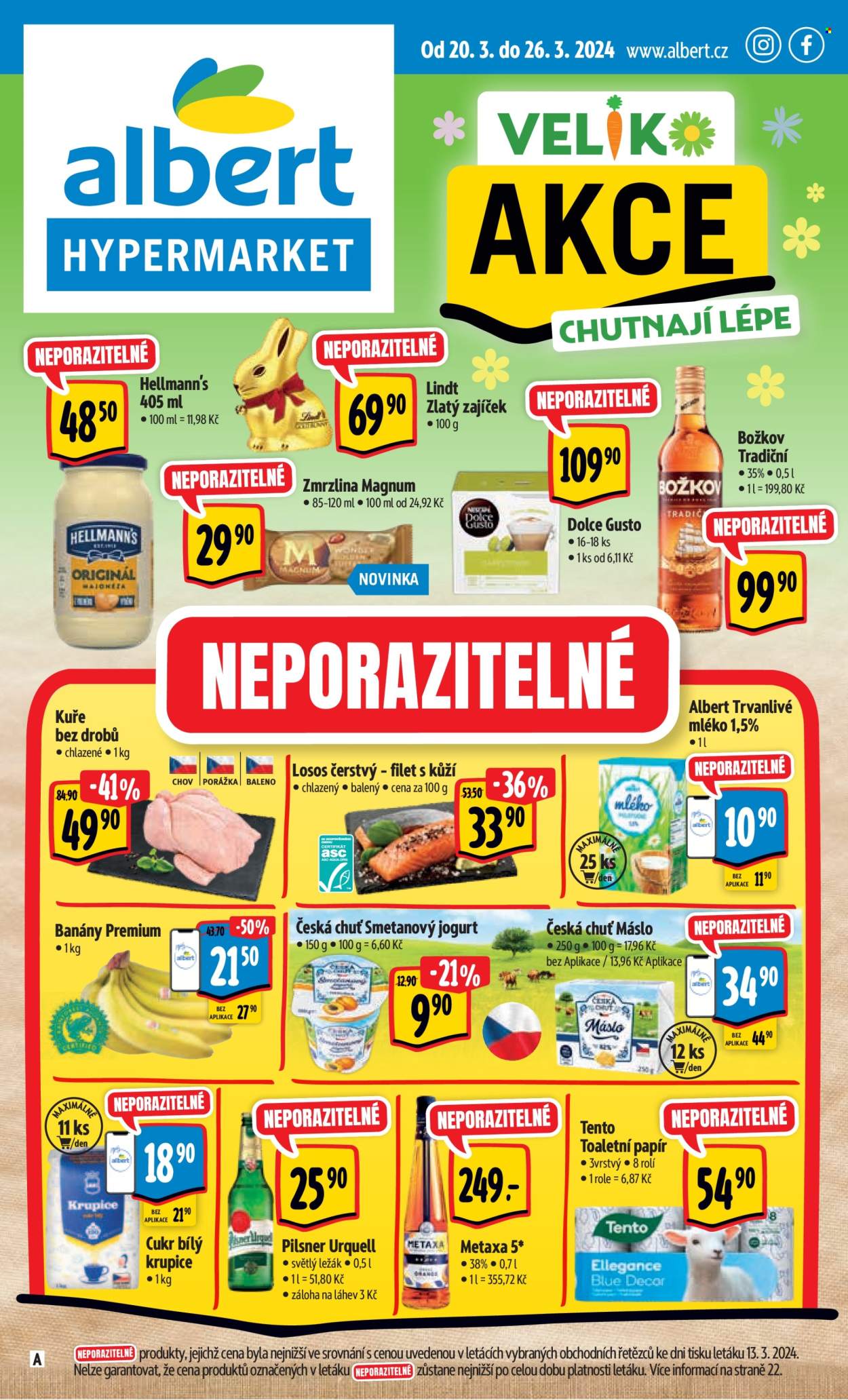 Leták Albert Hypermarket - 20.3.2024 - 26.3.2024. Strana 1