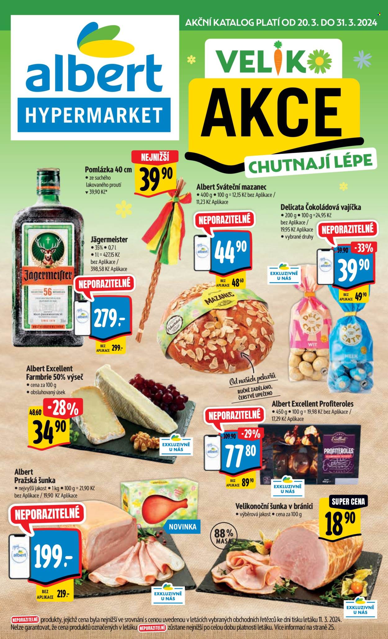 Leták Albert Hypermarket - 20.3.2024 - 31.3.2024. Strana 1