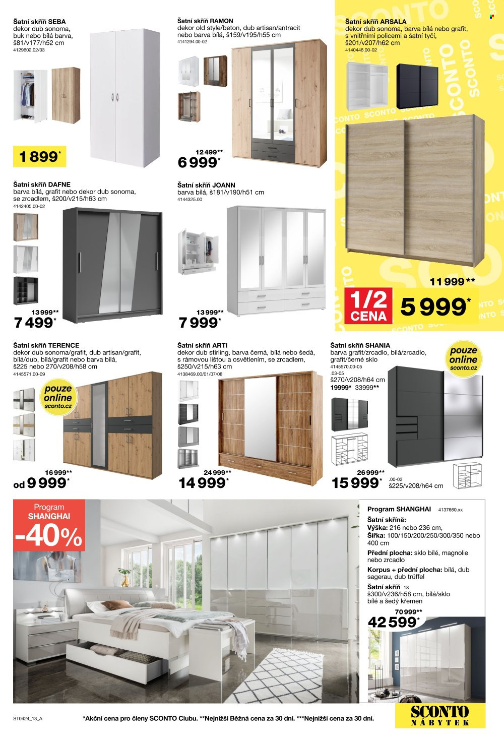 Leták SCONTO NÁBYTEK - 20.3.2024 - 9.4.2024. Strana 13