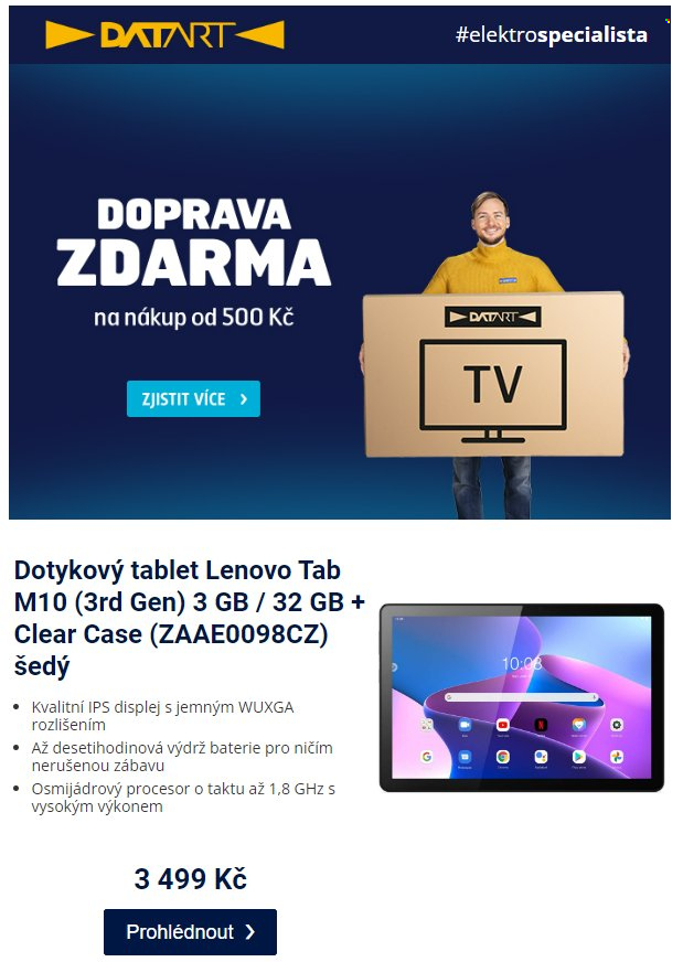 Leták DATART - 19.3.2024 - 22.3.2024. Strana 1