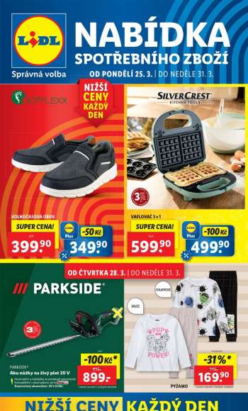 Leták Lidl - 25.3.2024 - 31.3.2024.