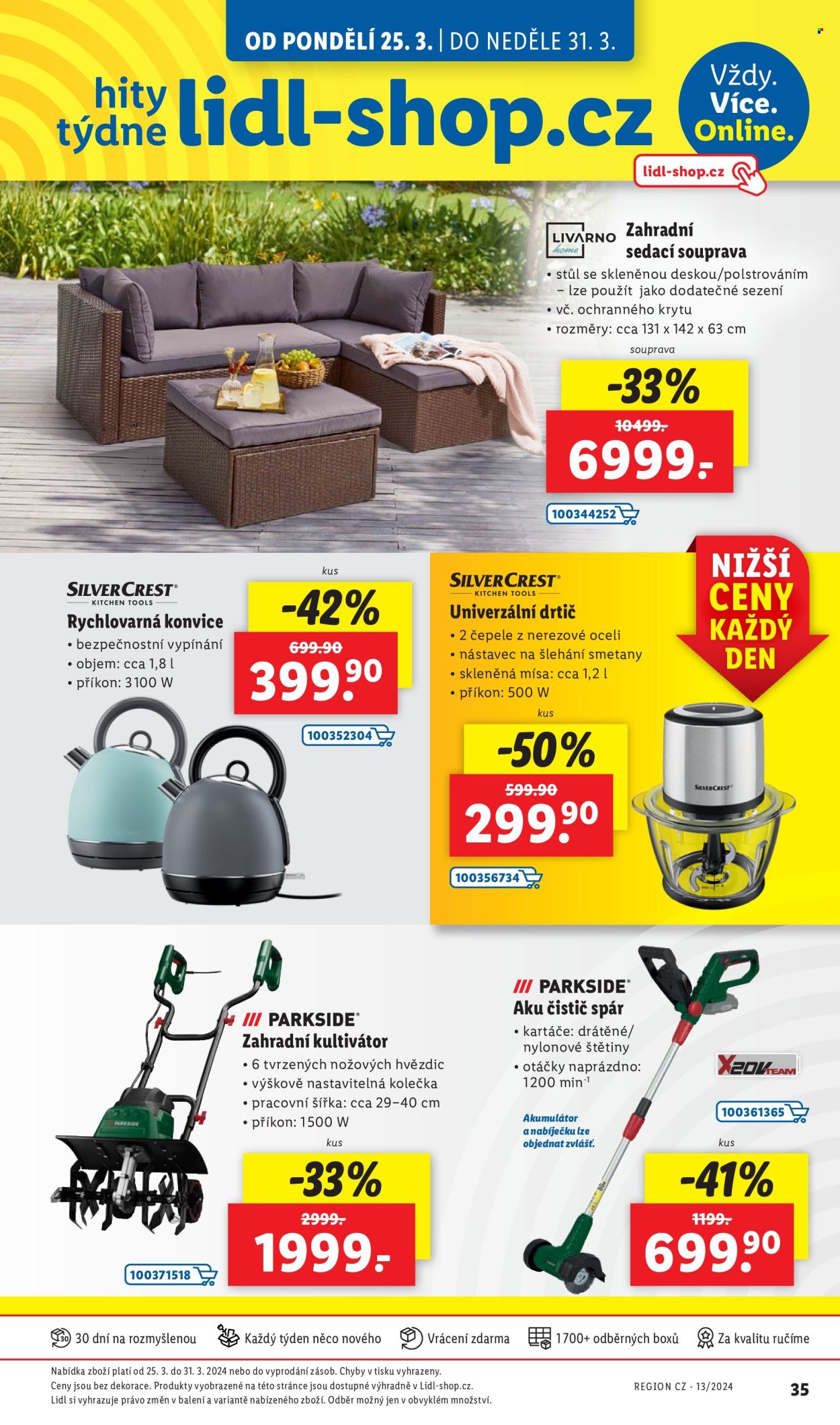 Leták Lidl - 25.3.2024 - 31.3.2024. Strana 1