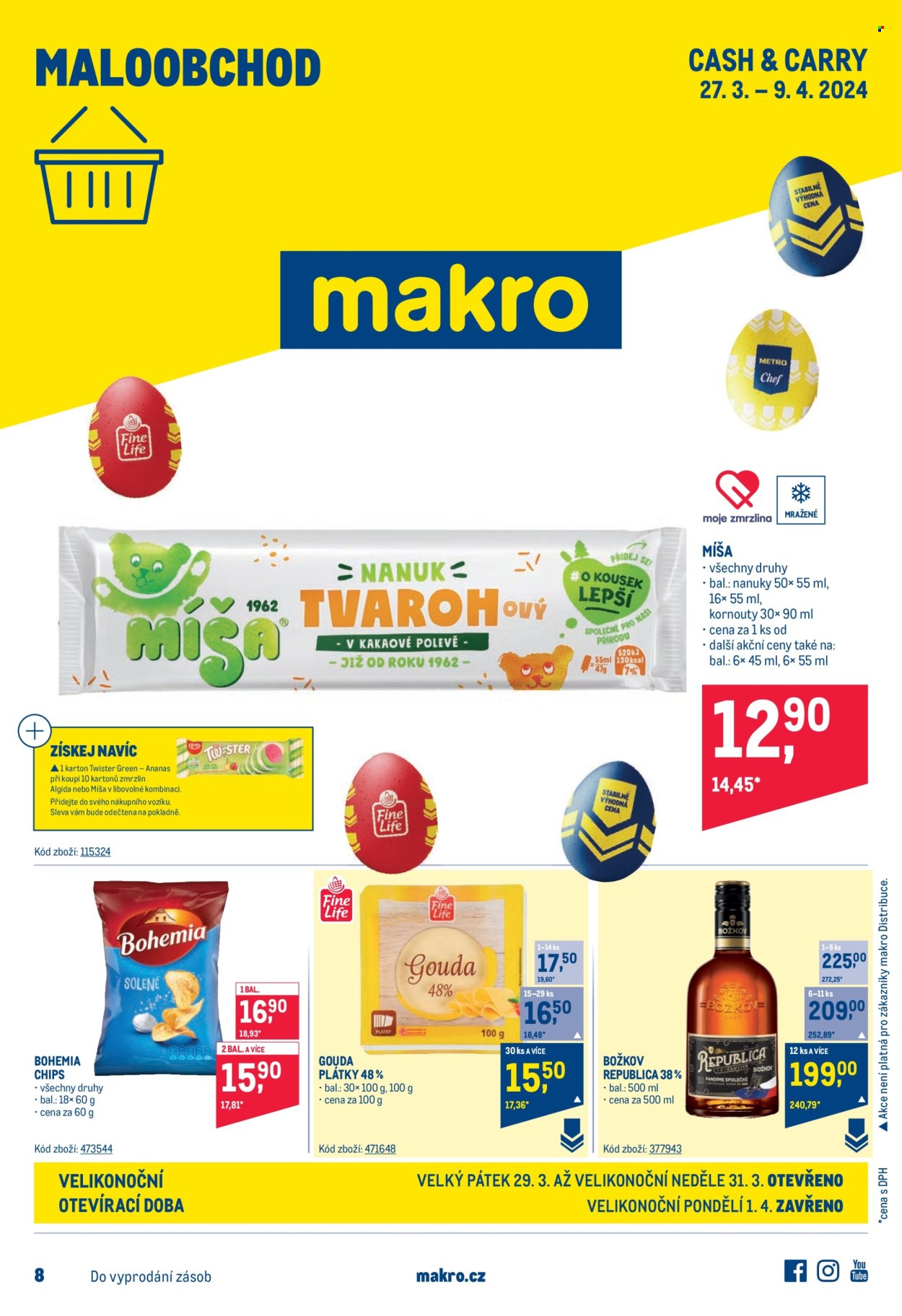 Leták MAKRO - 27.3.2024 - 9.4.2024. Strana 1