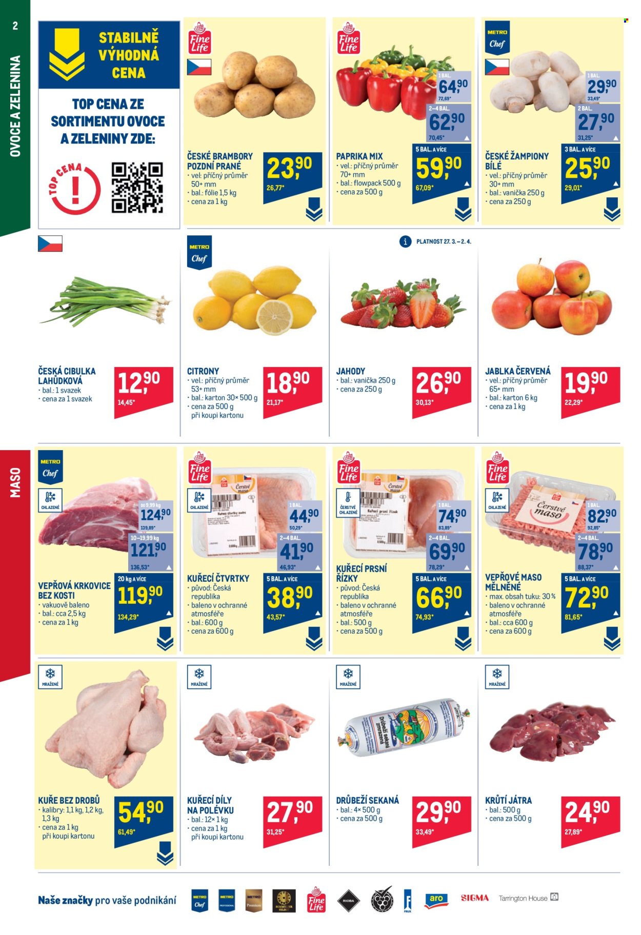 Leták MAKRO - 27.3.2024 - 9.4.2024. Strana 2