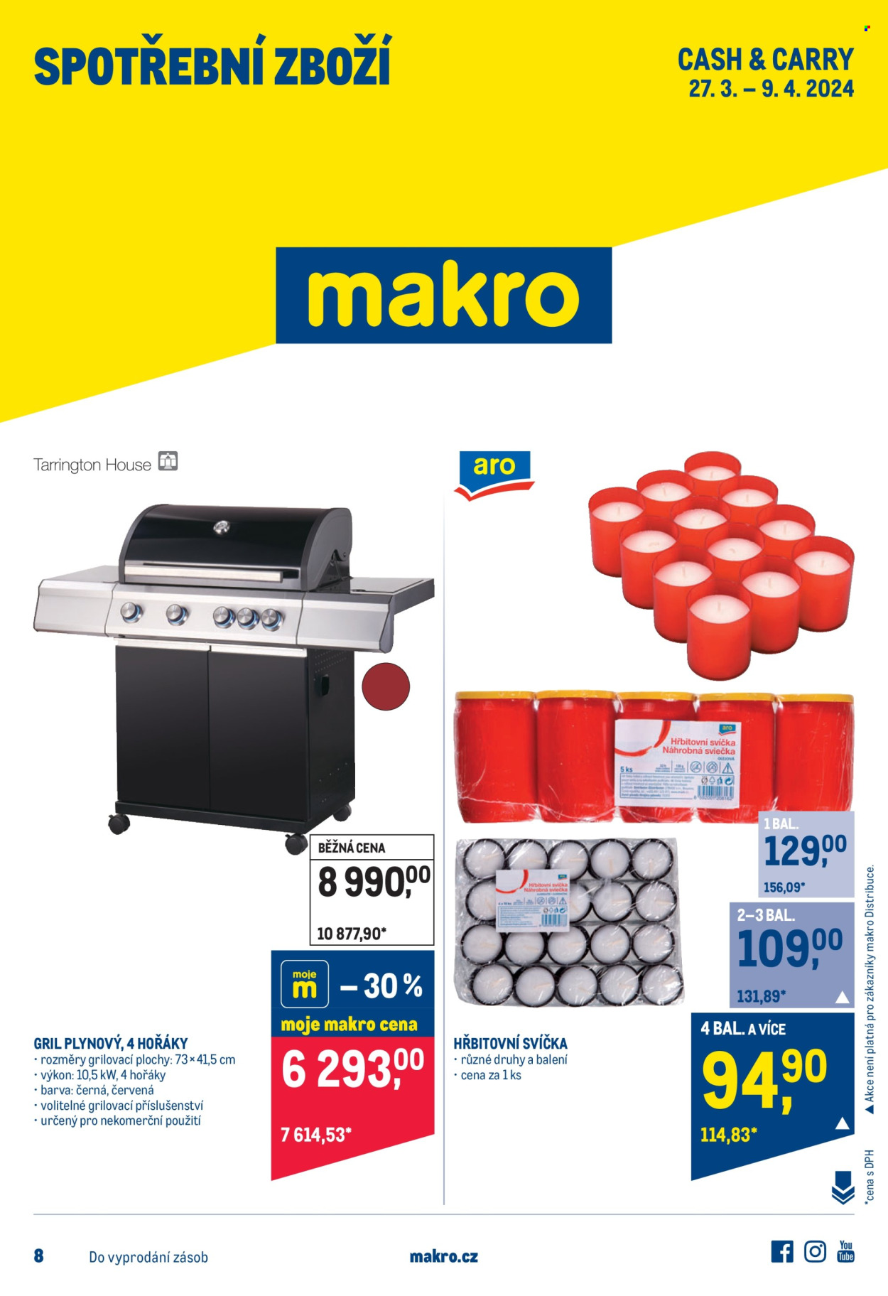 Leták MAKRO - 27.3.2024 - 9.4.2024. Strana 1